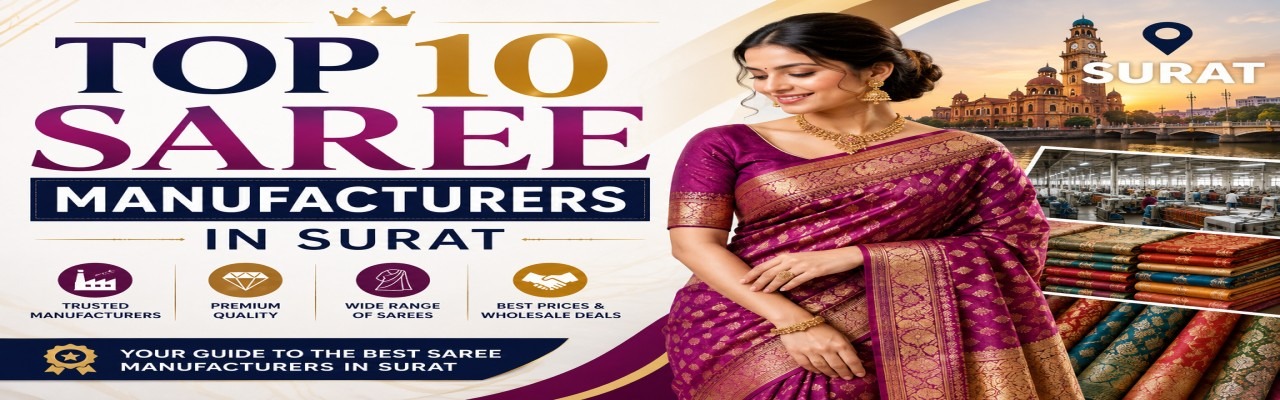 Who are the Top 10 Saree Manufacturers in Surat?