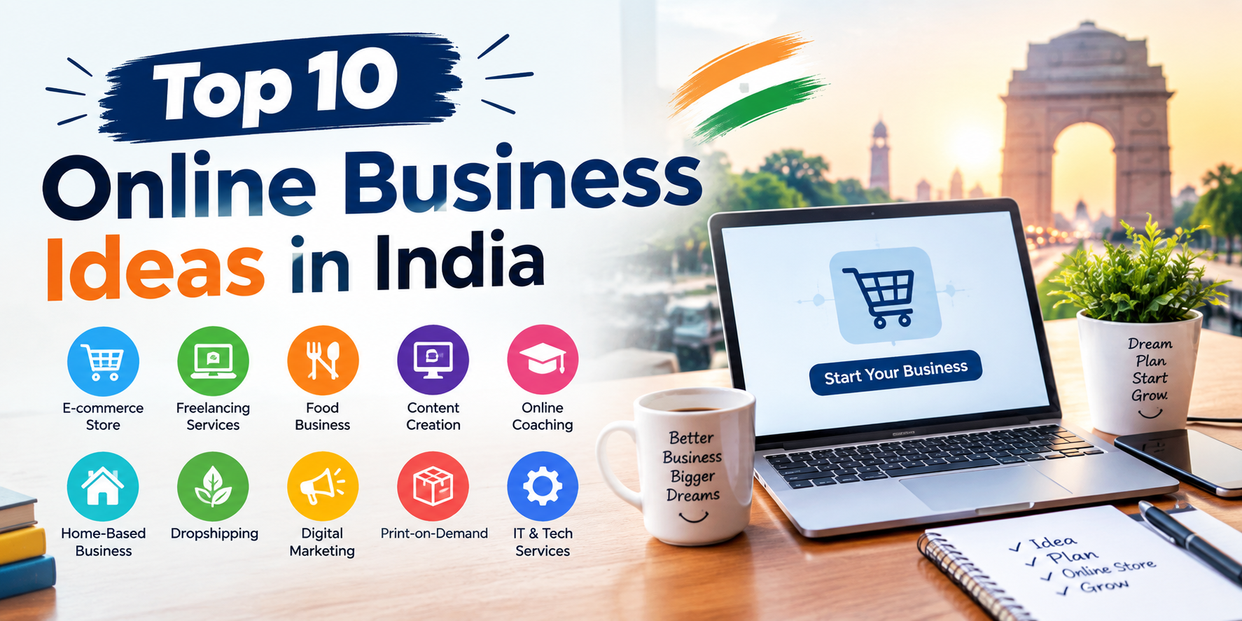 Top 10 Online Business Ideas in India