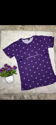 Embroidered Maternity T Shirt