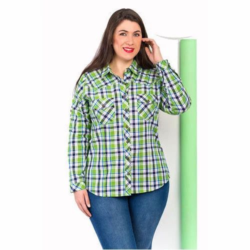Ladies Check Shirt