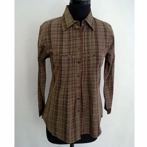 Ladies Brown Shirt