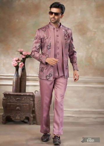 Mens Wedding Jodhpuri Suit with Pant (Embroidered Designer Set)