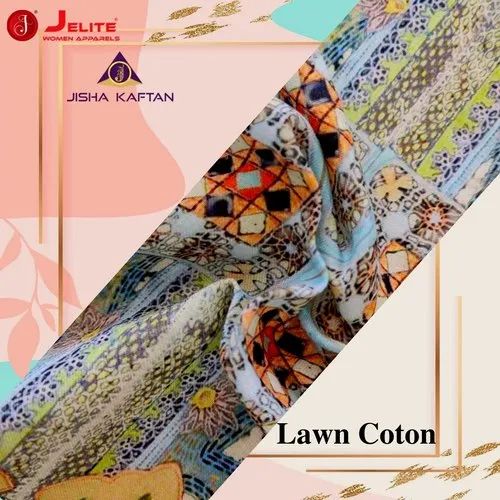 Digital Printed Lawn Cotton Fabric