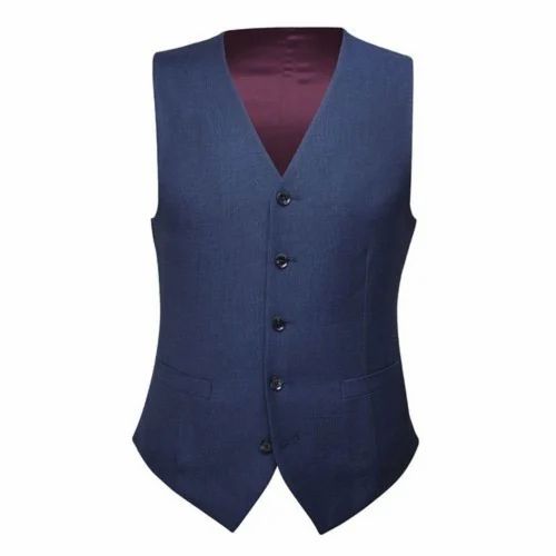 Mens Navy Blue Waistcoat