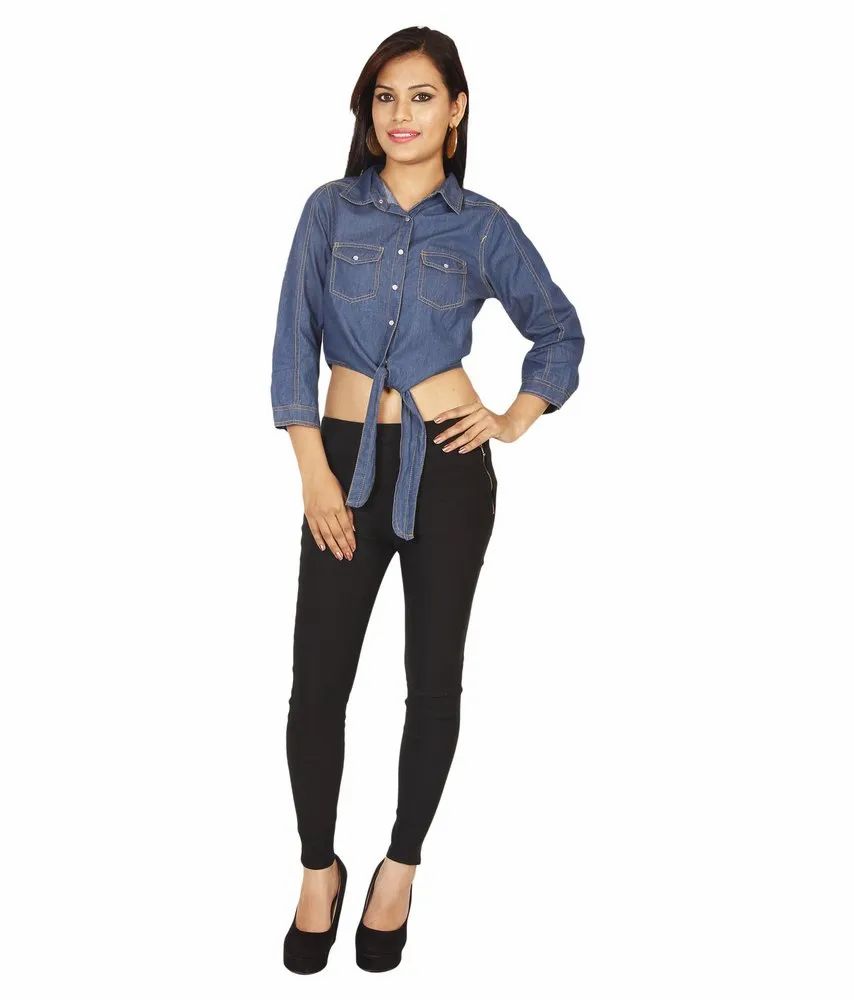 KASG27 Ladies Denim Shirt