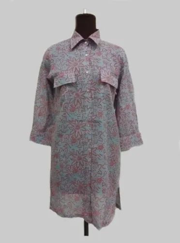 Printed Multicolor Long Shirt