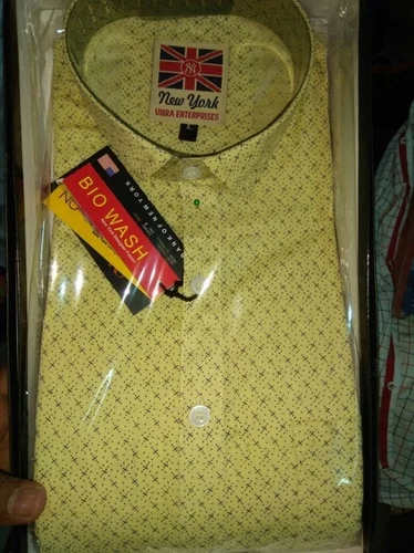 L and M Dotted Print Western Shirt