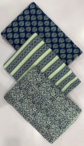 Printed Cotton Cambric Kurti Fabric - Screen Print (60x60, 42 inch)