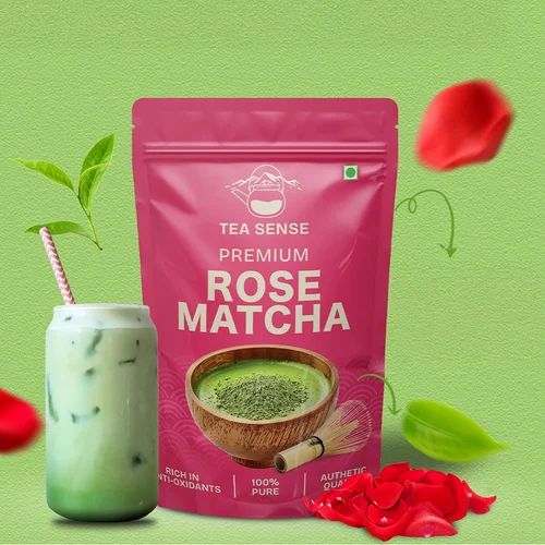 Matcha Rose Powder