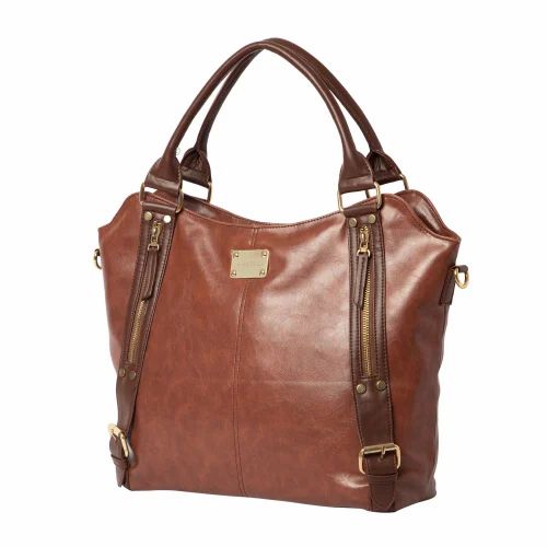 LADIES HANDBAG - BROWN