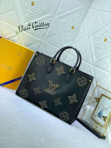 Pu Leather Plain Louis Vuitton Handbag
