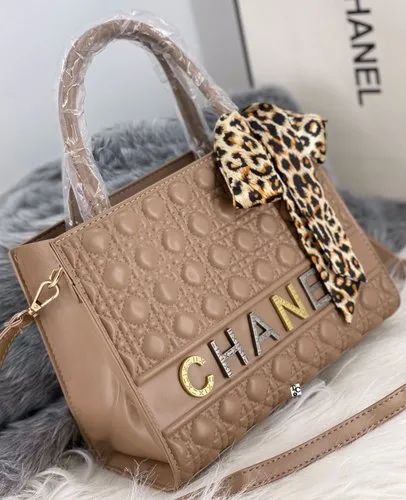 PU leather Channel Ladies Handbags, Tote Bag