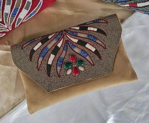 Flower and Leaf pattern bridal Clutch bags for daily use