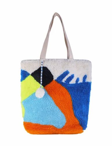 Colorful Tufting Shoulder Bag