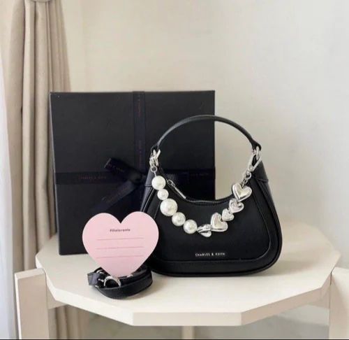 Printed Charles & Keith Hobo Valentine Edition With Original Gift Packing