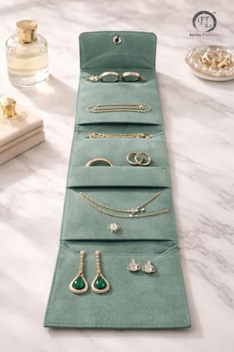 Mini Travel Jewellery Pouch Set
