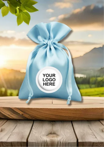 Satin Jewlery Pouch, For As Your Wish, Drawstring