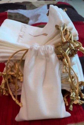 Velvet Drawstring Jewellery Pouch, For Gift