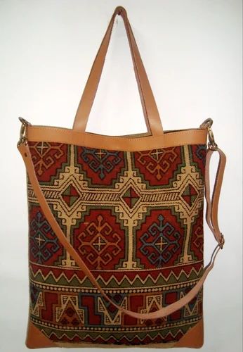 Multicolor Cotton Wool Kilim Bags