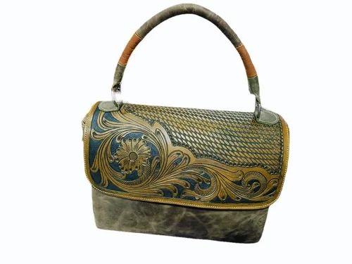 Brown Ladies Leather Handbags