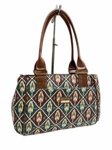 Castomised Pu Ladies Cotton Handbag, Size/Dimension: Medium