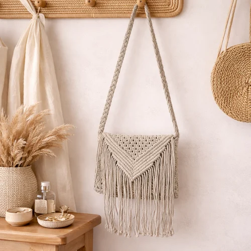 Cotton Rope Boho Handbag