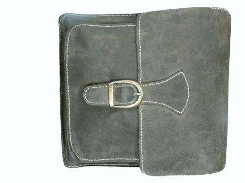 Black Plain Pu Foam sling bag