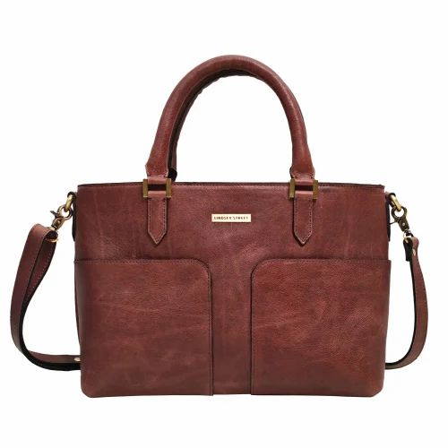 Brown Leather Office Bag