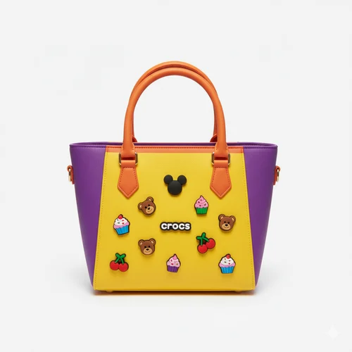 Kids Pink PVC Hand Bag