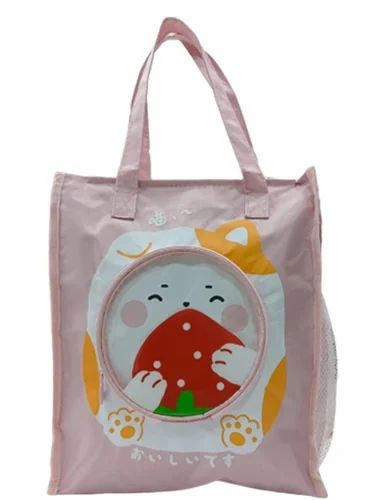 Polyester Kids Printed Hand Bag