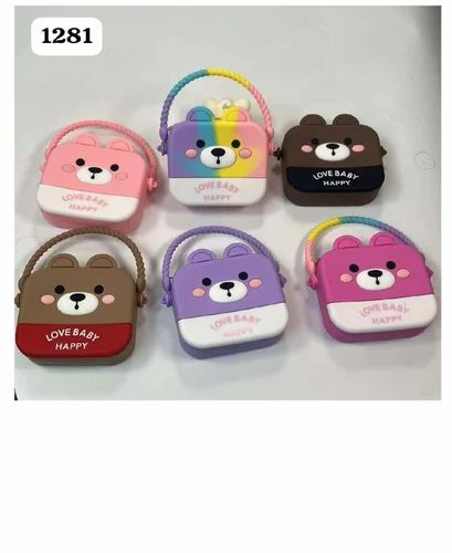 Silicone Love Baby Bear Handbag