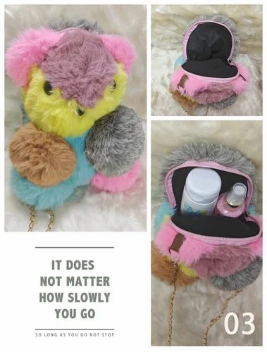 Pu Leather Fur Bunny Bags