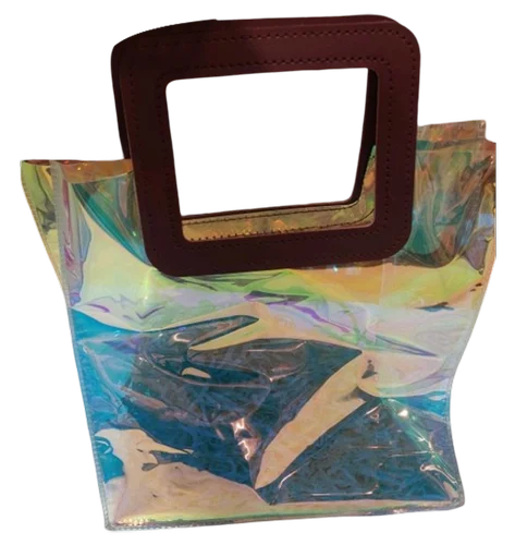 Brown PVC Handbag