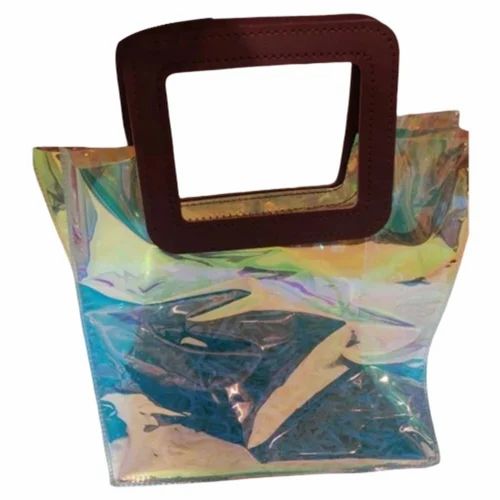 Brown Pvc Handbag