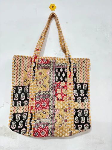 Quilted Fabric Handbag