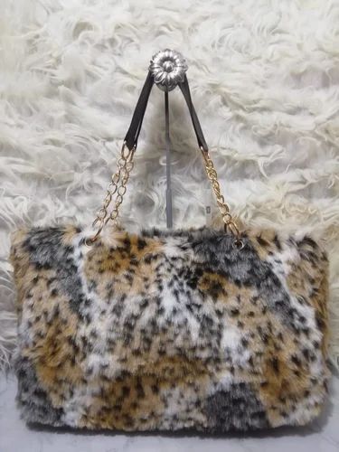 Imported Fur Tote Handbag