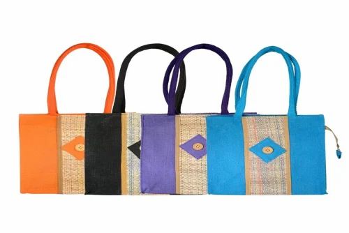 Naturals Banana Fibre Value Added with Jute Lunch bag, For Schools, 1.5 Kgs