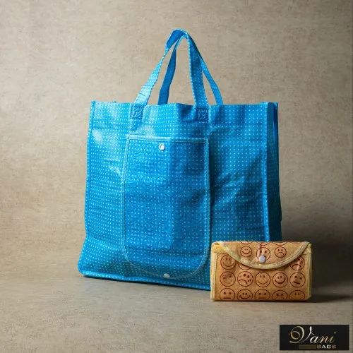 NON WOVEN Polka Dot Folding Bag
