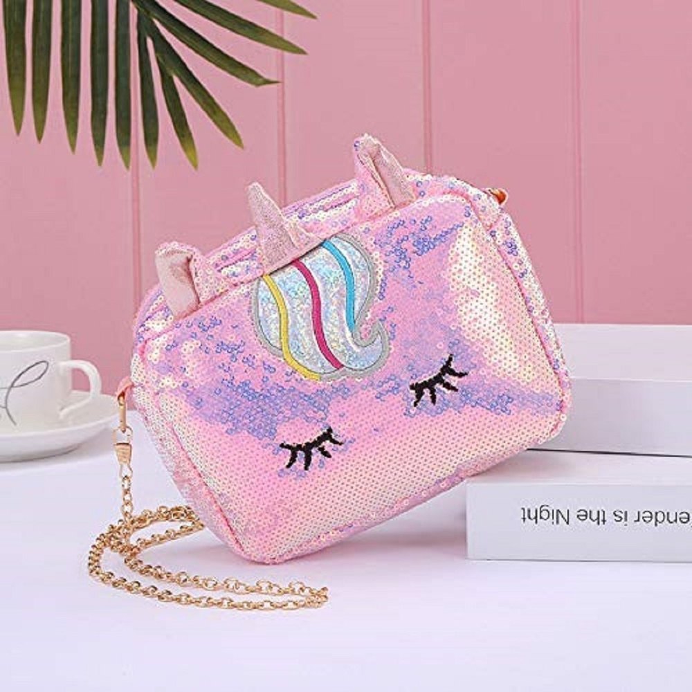 UNICORN SEQUIN SLING BAG