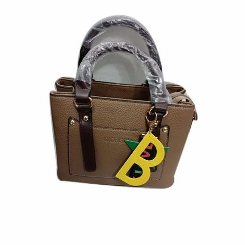 Plain PU Casual Ladies Handbag