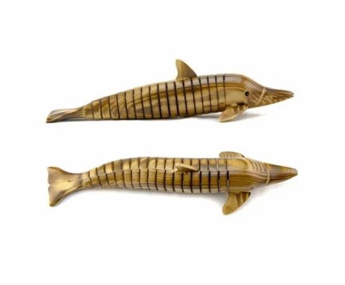 Wooden Dolphin Fish