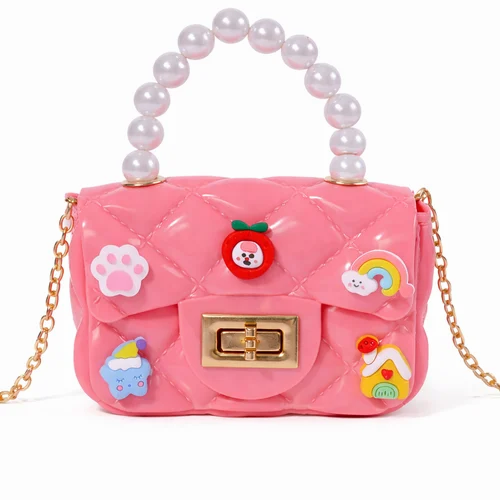 Hand Bag Kids Sling Bags, Material: PVC