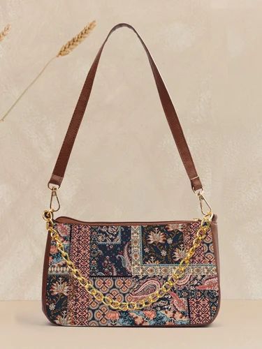Canvas Ladies Baguette Bag