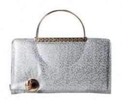 Silver Raxin Baguette Bag