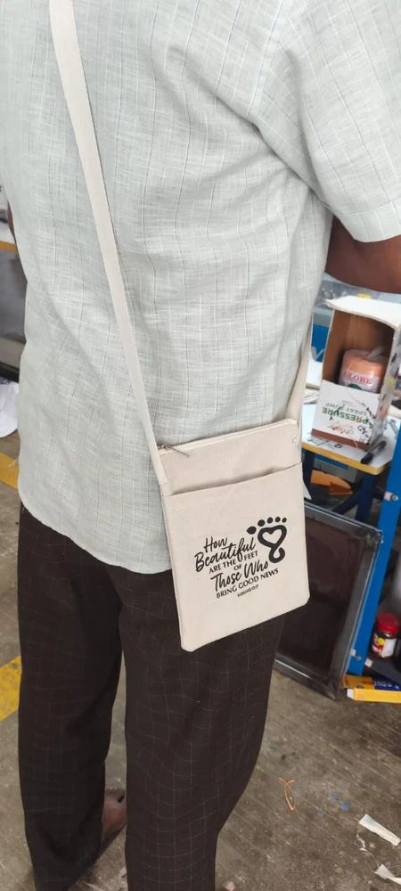 Canvas Mobile Sling Bag