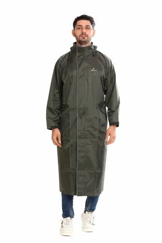 Marshal Nylon Long Raincoat