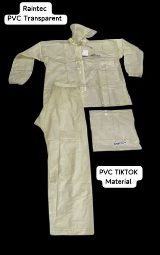 Unisex Raintec PVC TRANSPARENT Raincoat