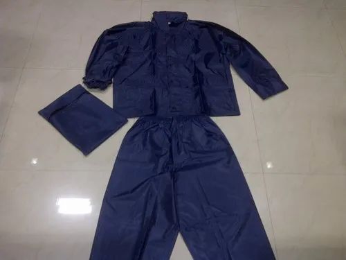 Polyester Men PVC Rain Coat