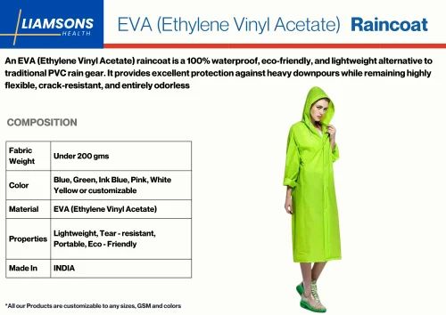 EVA (Ethylene Vinyl Acetate) Raincoat