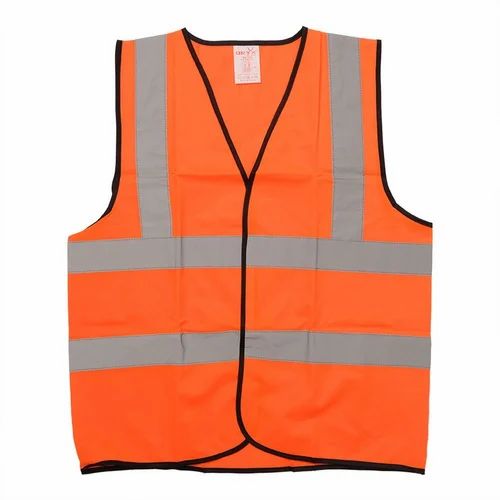 Traffic Safety Reflective Jackets, Fabric Type: Polyester, GSM: 120 GSM
